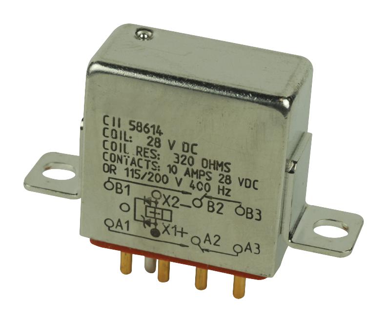 CII - TE Connectivity FCA-210-1024M Power Relay Dpdt 28 VDC 10 A FCA Socket Non Latching