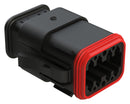 Amphenol SINE/TUCHEL AT06-08SA-SR2BK Automotive Housing Plug 8POS 13A