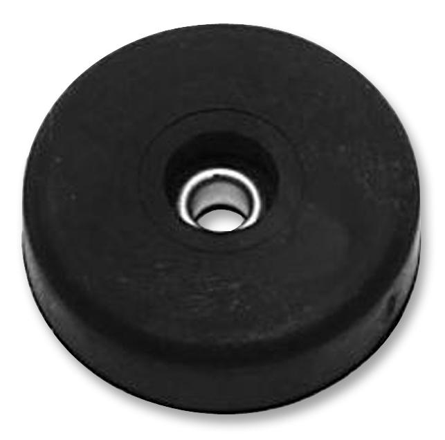 Penn Elcom F1687 Rubber Foot With Metal Washer - 1 1/2&quot; Diameter x 3/8&quot; Thickness