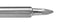 Pace 1130-0019-P1 Soldering Iron Tip 30&deg; Chisel 1.59 mm Width Accudrive Blue Series
