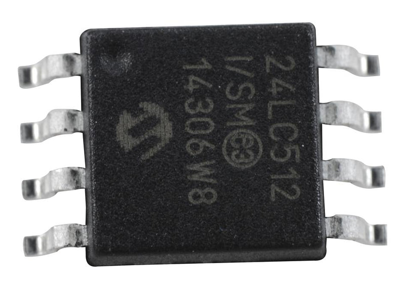 Microchip 24LC512-I/SMG Serial Eeprom 512KBIT 400KHZ SOIC-8