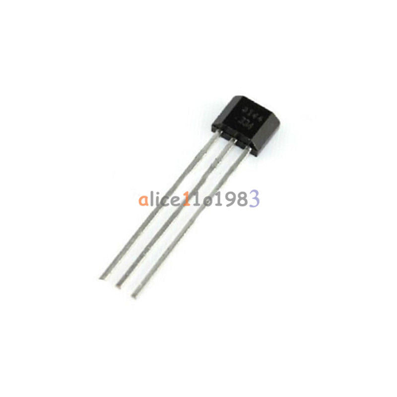 Tanotis  100PCS New Original A3144 A3144E OH3144E Hall Effect Sensor