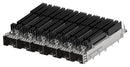 TE Connectivity 2364706-1 2364706-1 Cage SFP-DD 1 x 6 Ganged Heat Sink Light Pipe Through Hole Press-Fit