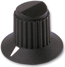 EHC (ELECTRONIC HARDWARE) MS91528-1F2B Knob, Round Skirted with Indictor Arrow, 17.78 mm, Plastic