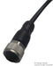 ABB - Jokab 2TLA020056R0000 Sensor Cable Black M12 Straight 5 Position Receptacle Free Ends 6 m 19.6 ft