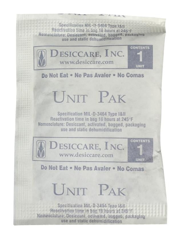 SCS 1PLDES300 DESICCANT, PLASTIC POUCH, PK300