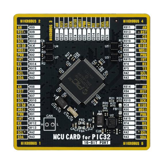 Mikroelektronika MIKROE-4567 ADD-ON Board PIC32 Microcontroller New