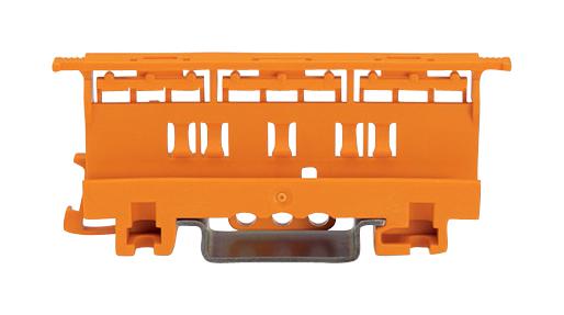 Wago 221-500 Connector Accessory Orange Mounting Carrier 4mm&sup2; 221 Series Lever Connectors