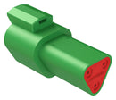 Amphenol SINE/TUCHEL AT04-3P-GRN AT04-3P-GRN Automotive Housing Rcpt 3POS 13A GRN