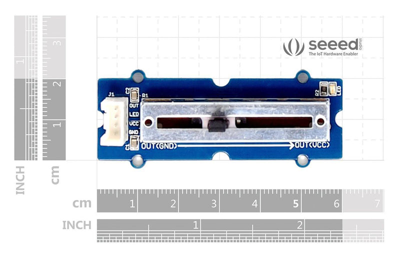 Seeed Studio 101020036 Slide Potentiometer Board 3.3V to 30V Arduino &amp; Raspberry Pi