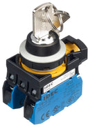 Idec CW4K-3AE20 Keylock Switch CW Series DPST-NO Screw 10 A 300 V
