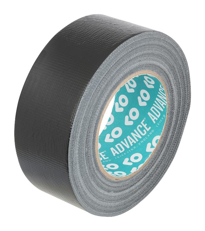 Advance Tapes AT170 BLACK 50M X 50MM Duct Tape Polycloth 50 mm x m