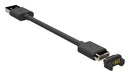 Multicomp PRO MP009333 Magnetic Connector Cable Assembly USB Type A Plug 3 Position 2 1 m 3.3 ft