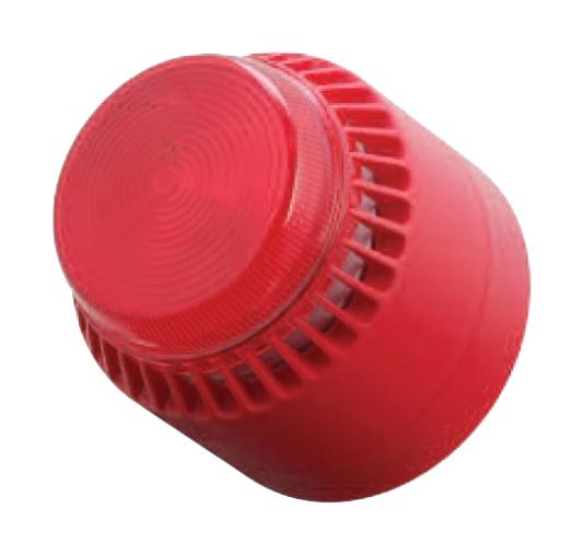 Fulleon 640031FULL-0111X Beacon Red 93 x 121 mm 101 dBA Flashing 24 VDC IP65