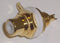 Multicomp PRO PS000114 RCA (Phono) Audio / Video Connector 1 Contacts Jack Brass Body White 8.3 mm