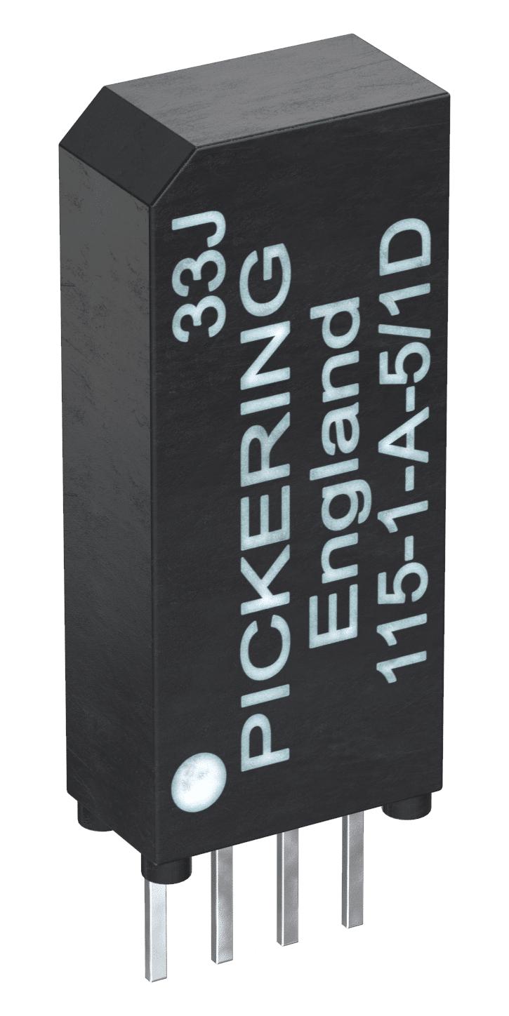 Pickering 115-1-A-5/1D Reed Relay SPST-NO 5 V 115 Series Through Hole 500 ohm 1 A