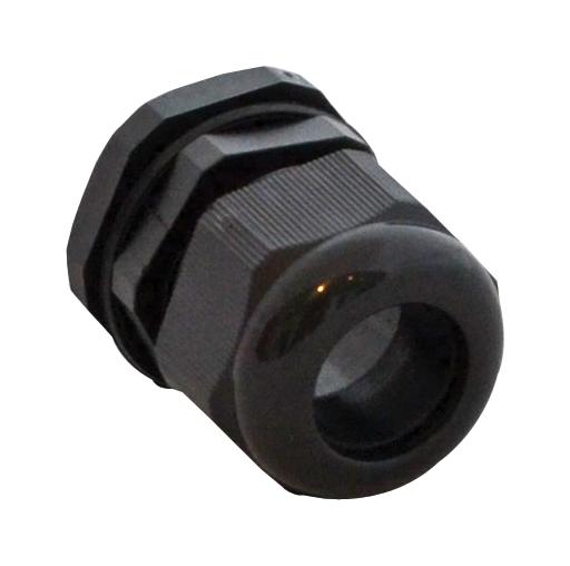 BUD Industries IPG-22221 Cable Gland Nylon 18MM Black