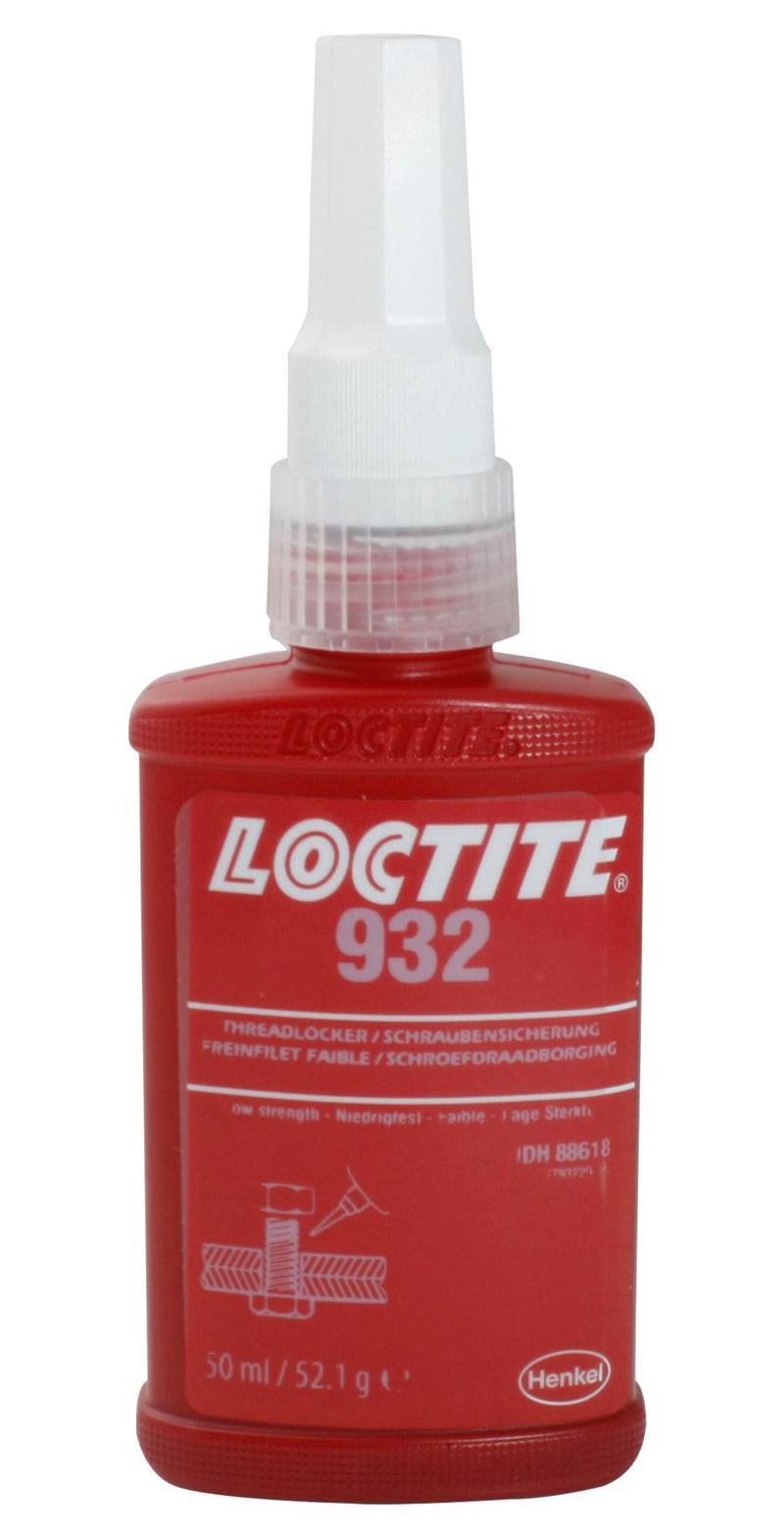 Loctite 932 50ML Adhesive Acrylic Low Strength Viscosity Brown Bottle 50 ml