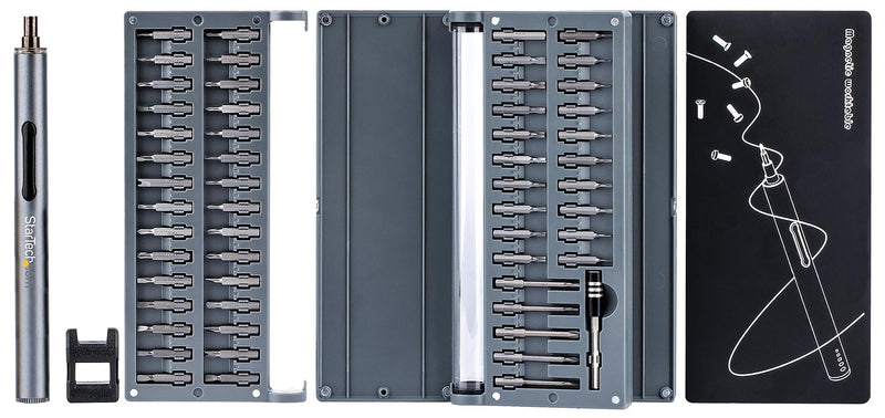 Startech CTK55PCEDRIVE CTK55PCEDRIVE Screwdriver Set 55 Pieces of Philips Slot Torx Hexagonal Pentalobe Spanner Tri Wing New