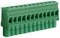 CAMDENBOSS CTBP92VG/12S Pluggable Terminal Block, 5 mm, 12 Ways, 28 AWG, 14 AWG, 1.5 mm&sup2;, Clamp