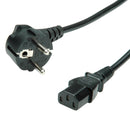 Roline 19.08.1030 Mains Power Cord CEE 7/7 Plug to IEC 320 C13 3 m 10 A 250 V Black