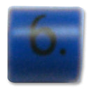 TE CONNECTIVITY 05811606 Wire Marker, Z Type, Push On Pre Printed, 6, Black, Blue, 3.2 mm