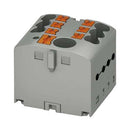 Phoenix Contact PTFIX 6/6X25 GY Panel Mount Barrier Terminal Block 24 A 500 V 7 Pole 3 Push In 12 AWG
