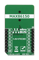 Mikroelektronika MIKROE-4061 MIKROE-4061 Click Board ECG 6 Biometrics MAX86150 I2C Mikrobus 3.3 V/5 V 42.9 mm x 25.4