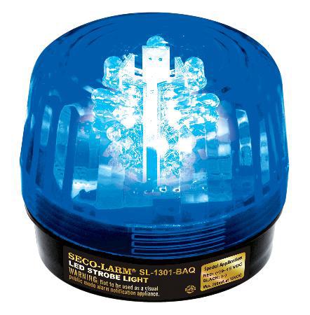 SECO-LARM SL-1301-BAQ/B Blue LED Security Strobe Light