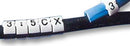 RAYCHEM - TE CONNECTIVITY STD06W-MINUS Wire Marker, STD Size 06, Snap On Pre Printed, - (Minus), Black, White, 3.5 mm