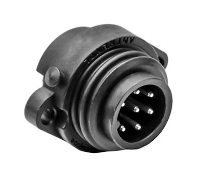 Amphenol C016 10C006 000 12 Circular Connector Ecomate Series Panel Mount Receptacle 7 Contacts