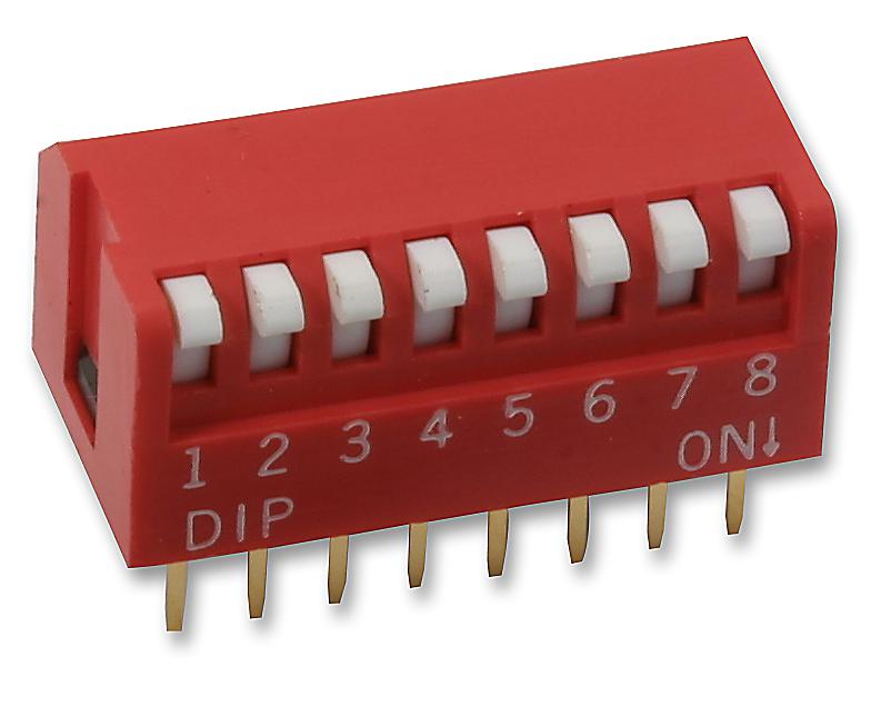 Multicomp MCNDP-12V DIP / SIP Switch 12 Circuits SPST-NO Through Hole 24 V