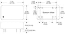 XP Power JTF1048S05 JTF1048S05 Isolated Through Hole DC/DC Converter 4:1 Input ITE 10 W 1 Output 5 V 2 A