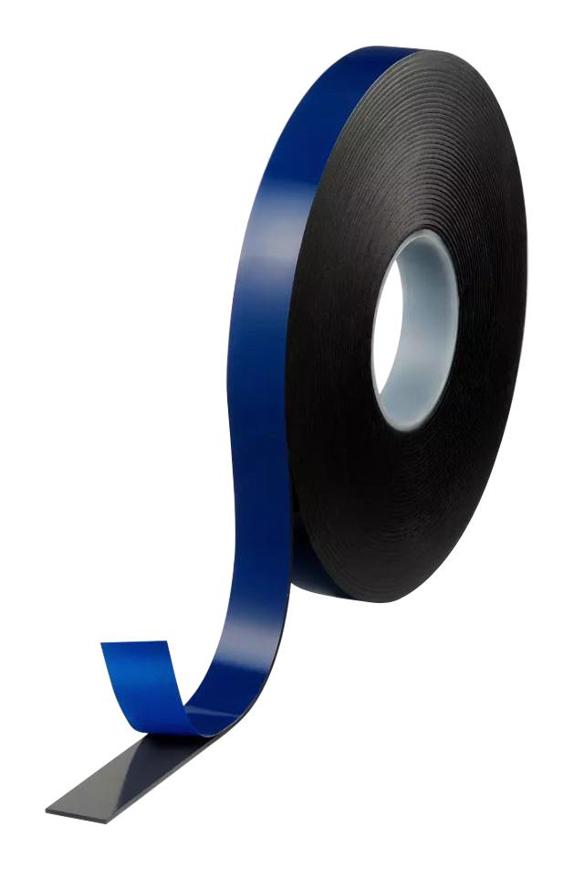 Tesa 07078-00009-24 07078-00009-24 Foam Tape Double Sided Acrylic Black 18 m x 12 mm New