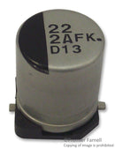 PANASONIC ELECTRONIC COMPONENTS EEEFK2A220P SMD Aluminium Electrolytic Capacitor, Radial Can - SMD, 22 &micro;F, 100 V, FK Series