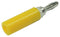 TENMA SPC15156 BANANA PLUG, SOLDER, YELLOW