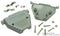 MULTICOMP SPC15330 D SUB COVER, SIZE DC, ABS