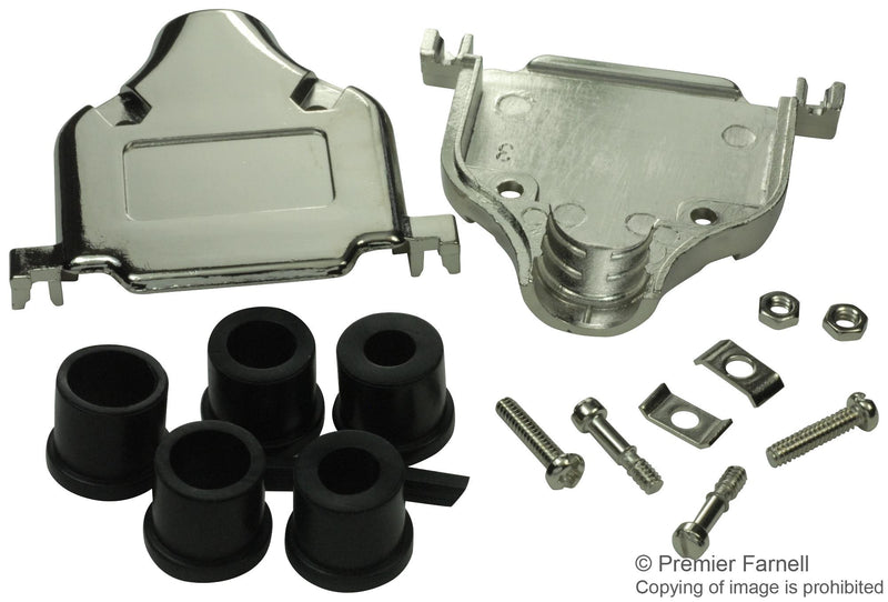 MULTICOMP SPC15455 D SUB COVER, SIZE DB, ZINC ALLOY