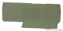 WIELAND ELECTRIC 07.312.9455.0 END PLATE, WKFN 4 D1/2/35 TERMINAL BLOCK