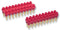STAUBLI 63.9358-21 IC & Component Socket, BL2-12/20/A Series, Socket Strip, 12 mm, Gold Plated Contacts