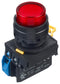 Idec YW1L-M2E10Q4R Illuminated Pushbutton Switch YW Series SPST-NO Momentary Spring Return 24 V Red