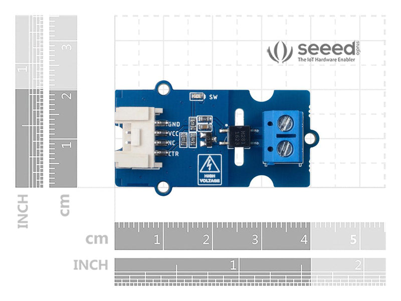 Seeed Studio 101020603 Optocoupler Relay Module 3.3V / 5V Arduino &amp; Raspberry Pi Board