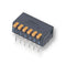 Omron Electronic Components A6DR-6100 DIP / SIP Switch 6 Circuits Piano Key Through Hole Spst 24 VDC 25 mA