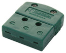 Omega MTP-KI-F Thermocouple Connector MTP Series Three Prong Flat Pin Type K Socket