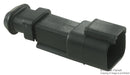 Deutsch - TE Connectivity DT042P-CE09 DT042P-CE09 Automotive Connector Housing Thin Wall Black DT Receptacle 2 Ways Series Pin Contacts