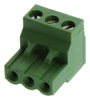 Buchanan - TE Connectivity 796640-3 Pluggable Terminal Block 5 mm 3 Ways 30AWG to 12AWG mm&Acirc;&sup2; Screw 15 A