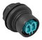 Bulgin PXF6052C Fiber Optic Connector Duplex LC Singlemode 9&micro;m / 125&micro;m Nylon (Polyamide) Body