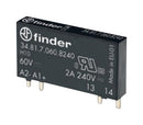 Finder 348170608240 Solid State Relay SPST-NO 2 A 72 VDC Through Hole Solder Zero Crossing