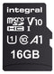 Integral INMSDH16G-100V10 INMSDH16G-100V10 Flash Memory Card Microsdhc UHS-1 Class 10 16 GB