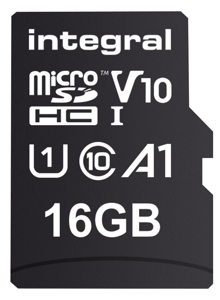 Integral INMSDH16G-100V10 INMSDH16G-100V10 Flash Memory Card Microsdhc UHS-1 Class 10 16 GB